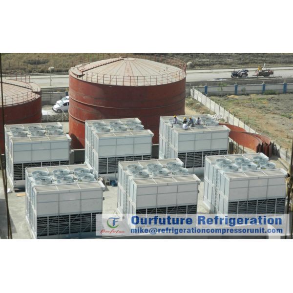 Конденсатор вентилятора Эбмпапст испарительный охлаженный для рефрижерации супермаркета/фармации