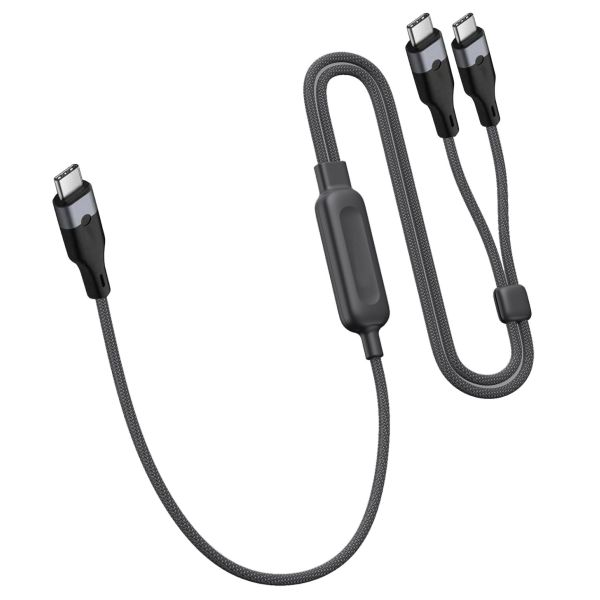 140W 2 IN 1 USB C To USB C Laptop Charging Cable Bulk Wholesale