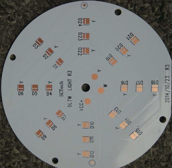 White Aluminum Base Pcb Board High Reflective Soldermask High Thermal Conductivity