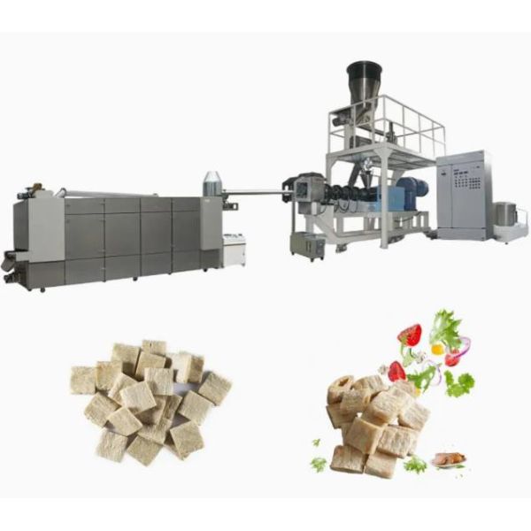 Textured Soya Extruder Machine / soya nuggets extruder Production Line