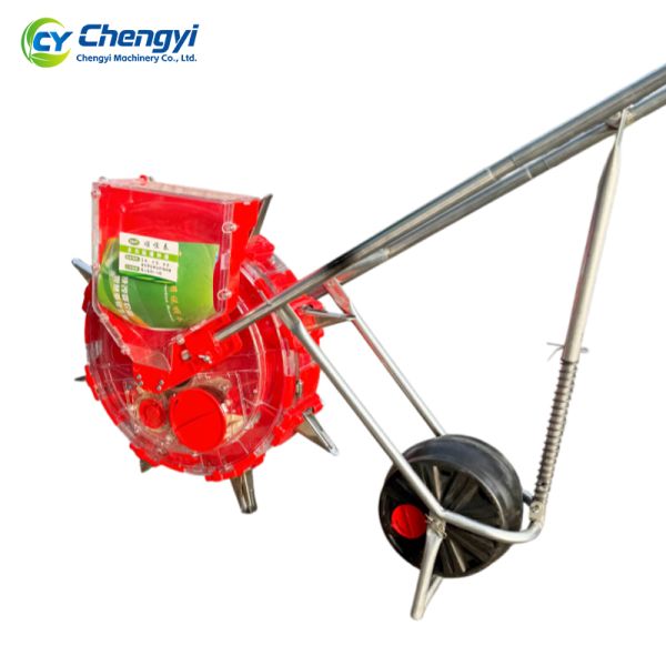 High Strength Plastic Hand Push Seeder Planter Lightweight Accurate Seeding For Field Gardening