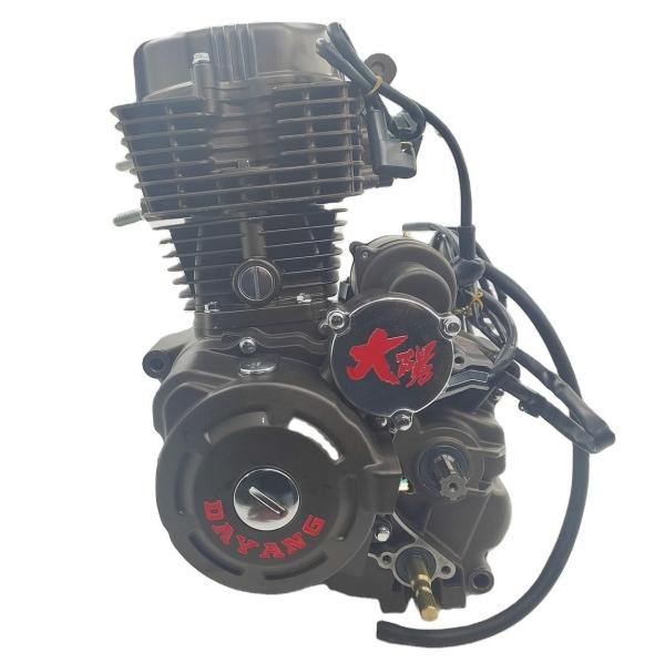 DAYANG CG200 motor motor refrigerado a ar motor triciclo Max estilo de montagem de cilindro preto
