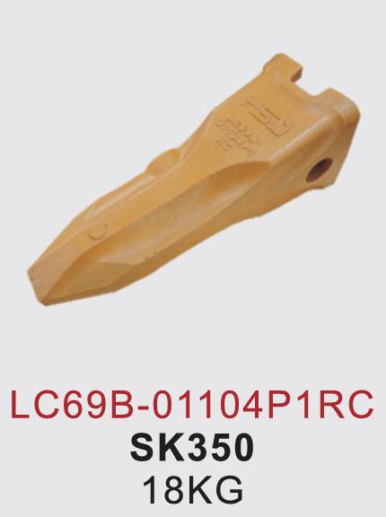 SK350 SK350RC SK350TL LC69B-01104P1RC ExcavateurDents de seau de rochecertifié ISO9001