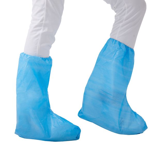 Hubei Haixin Medical Shoe Covers Clean Room Long Boot Isolation Protective Boot Cover Supplier  Disposable Foot Covers Wholesale