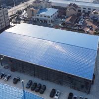 Clean Span Steel Structure Warehouse with Floor Coating