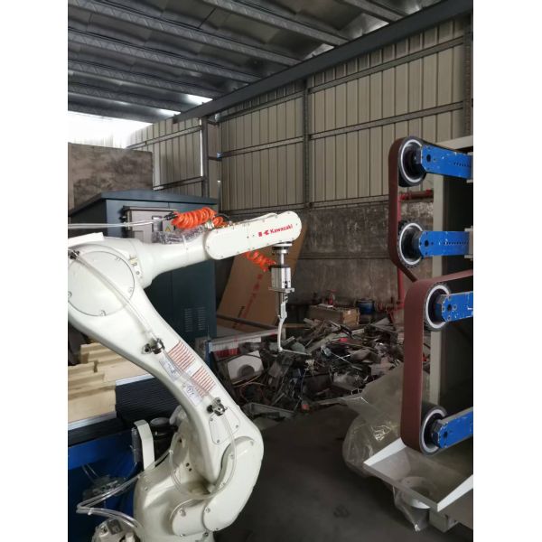 6 Axis 220V Robotic Grinding And Polishing Machine For Motorcycle Brake Lever