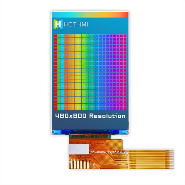 4.3-inch capacitive touch display/480x800 resolution MIPI interface TFT LCD/4.3-inch IPS full-viewing angle wide temperature TFT/ST7701S controller/Android/RK motherboard