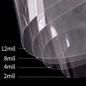 Высокая усадка 55%-75% PETG усадка для печати этикеток гладкая матовая полиэстерная пленка