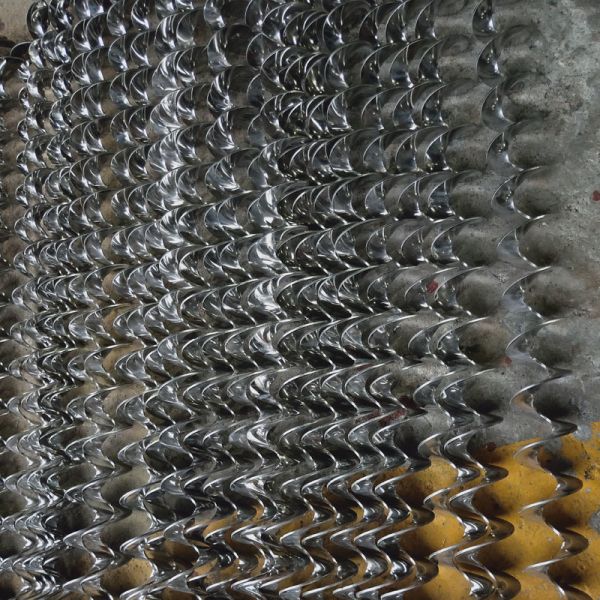 Шрубы из непрерывной нержавеющей стали SS304 SS316 без вала для конвейерных ферм