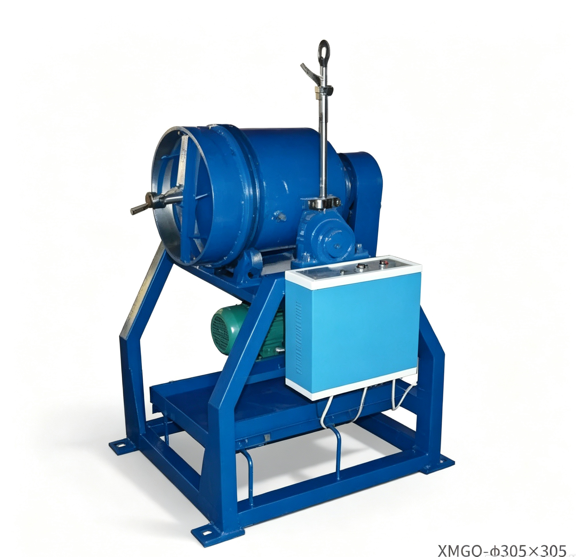 XMGQ φ305×305 mm Bond Work-Index Ball Mill for Ore Grindability Testing with 70±0.5 r/min Speed and 0.75kW Motor
