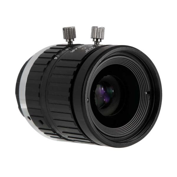 16mm HD 2/3 C Port  5MP F1.6 Industrial Camera Lens 17.53mm BFL