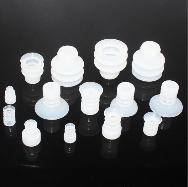 White Color Rubber Silicone Vacuum Suction Cup For Industry Electronics