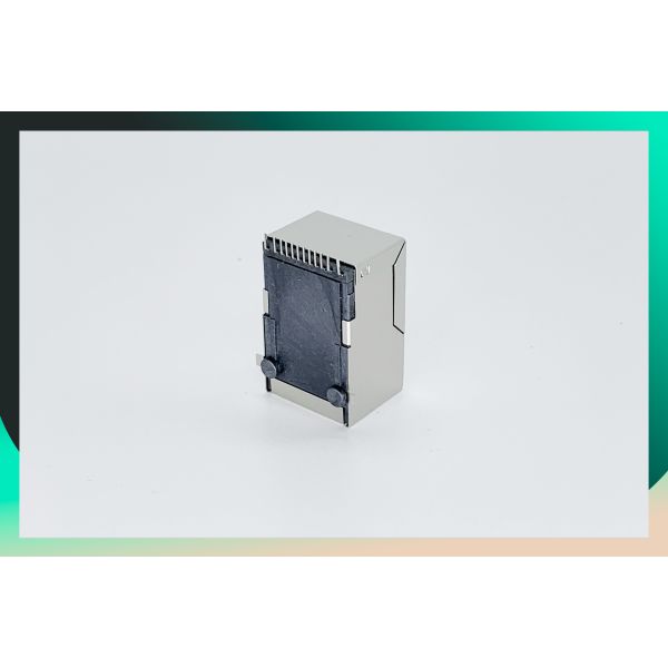 10/100 оснований - плата Джека локальных сетей штепсельной вилки 100М СМТ ТС модульная ВВЕРХ ПО 12 - Пин с соединителем и трансформатором СИД РДЖ45