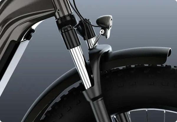 Electric Folding Bike 48V 750W 20x4.0 Fat Tire E-bike Lockable Suspension  Urban Foldable Bicycle