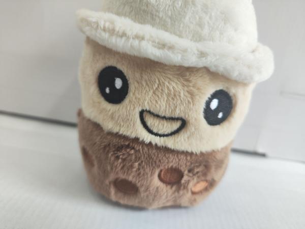 Enregistrement et répétition Bubble Tea Plush Jouet électronique Jouet fonctionnel meilleur cadeau pour les enfants