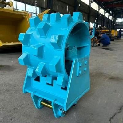 1.02cbm 25T Excavator Compactor Wheel Road Compaction Roller Wheel