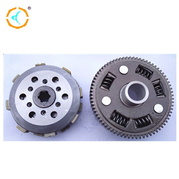Silver ADC12 Motorcycle Clutch Parts , BAJAJ CT100 Centrifugal Clutch Assembly