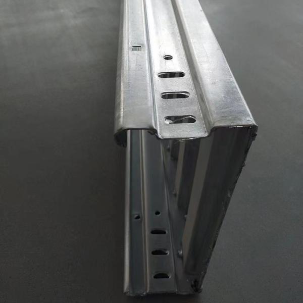 0.8-2.0mm Corrugated Cable Tray Steel / Aluminum For Cable Management System