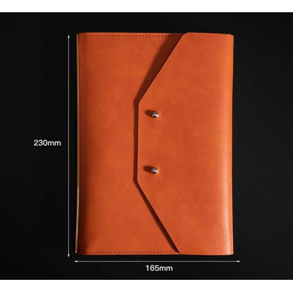 Folding Reusable Notepad With Power Bank , Multiscene Phone Charging Notebook