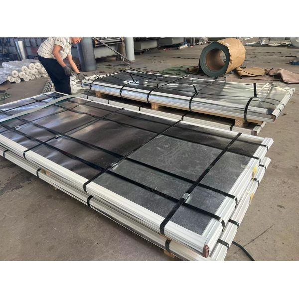 0.6 мм гофрированный стальной лист белый зеленый SGCC для кровельных листов