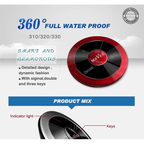 Самый продаваемый сервис 2019 и отменить водонепроницаемый стол кнопку вызова сервиса