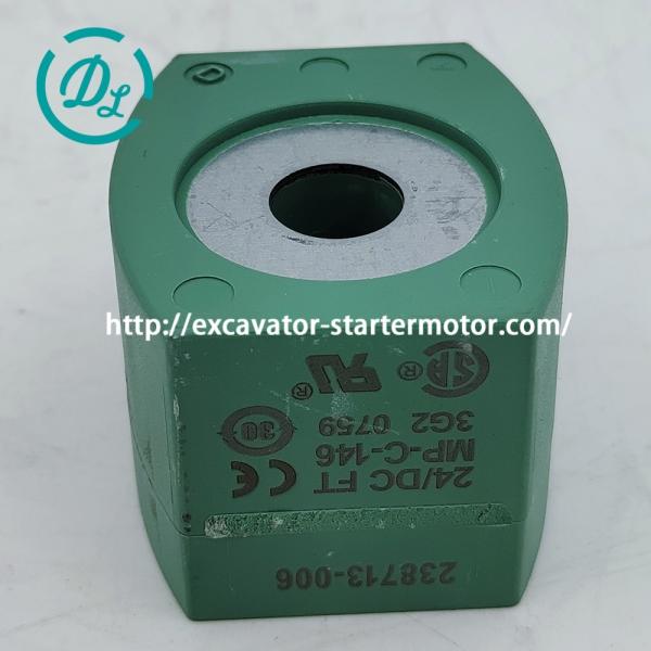 ASCO 238713-006 Bobina de solenoide de 24V para excavadora