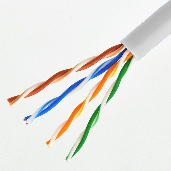 LSZH 24AWG UTP CAT5E Cable Solid Bare Copper Network Cable 1000FT