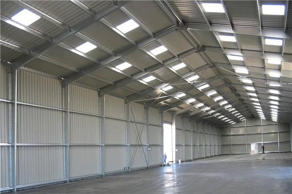 Prefabricated Light Steel Structure Frame Factory Construction Hangar Storage Shed
