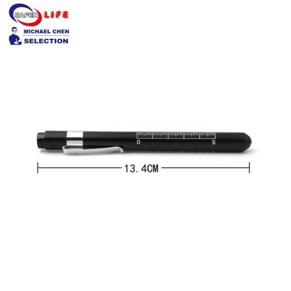 Subministros médicos médicos amarelos de Pen Torch Light Nurse Diagnostic Penlight Homecare 13.4cm