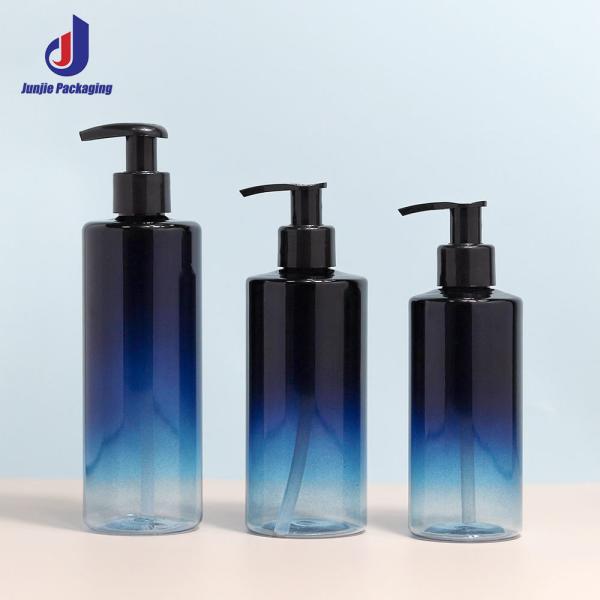 300 ml 500 ml Bouteille de pompe transparente Shampooing cosmétique Bouteille vide avec tête de pompe à pulvérisation