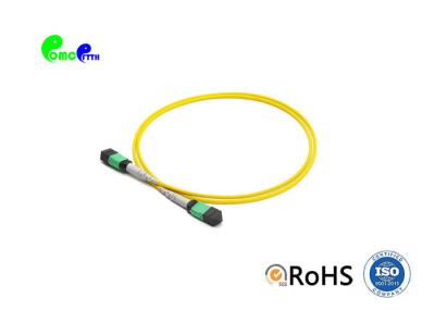 Fibre 9/125μm MTP du câble 12 de tronc de MTP au mode unitaire femelle OS2 LSZH de MTP dactylographier un câble de correction