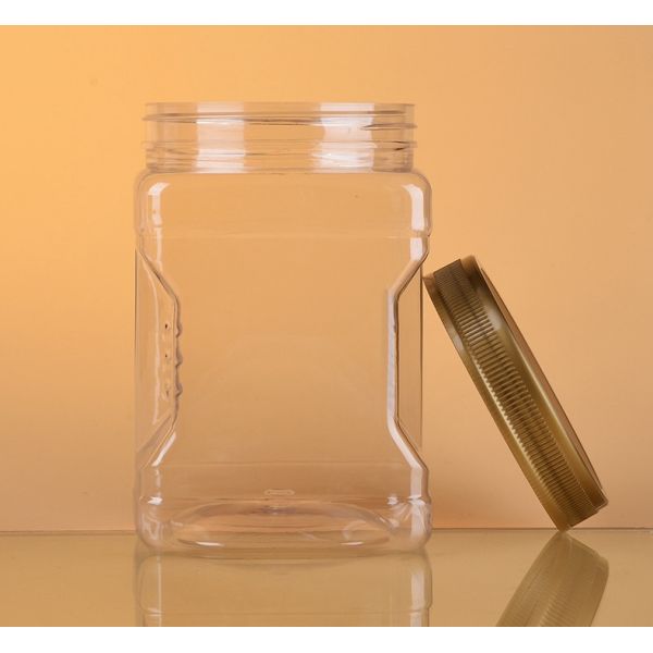 275mm Height Food Grade 2 Gallon Cookie Jar With Black Lid