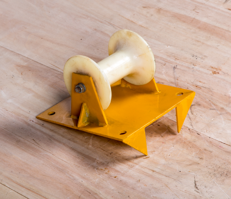 Nylon or aluminum wheel heavy duty cable rollers SHH dia 140*200mm for protect cable and pulling rope