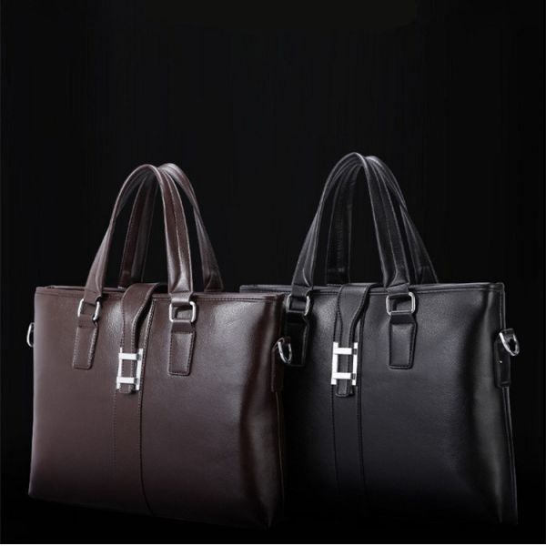 2017 Men Casual Briefcase Business Shoulder Bag Leather Messenger Bags Computer Laptop Handbag Bag Men's Travel Bags