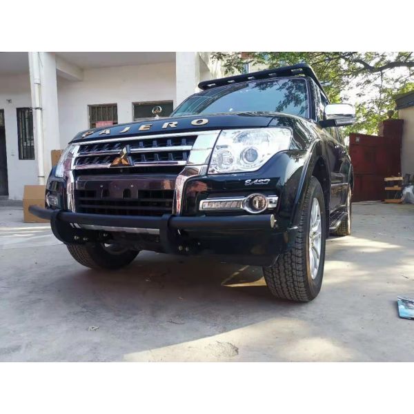 Winch Front V93 V97 Mitsubishi Pajero Off Road Bumper Q235 97-15