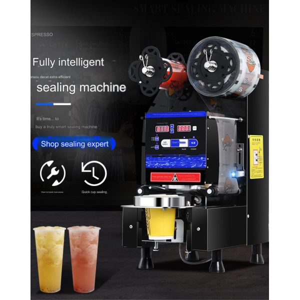 22.2 KG Capacity Milk Tea Sealing Machine with Temperature Control and Easy Operation
