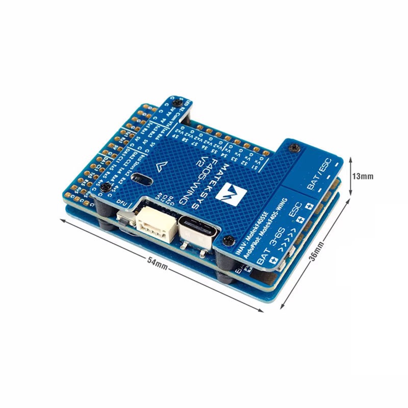 Matek Mateksys F405-WING-V2 Baro OSD Blackbox ArduPilot INAV RC Fixed Wing Drone Accessories For Airplane Model