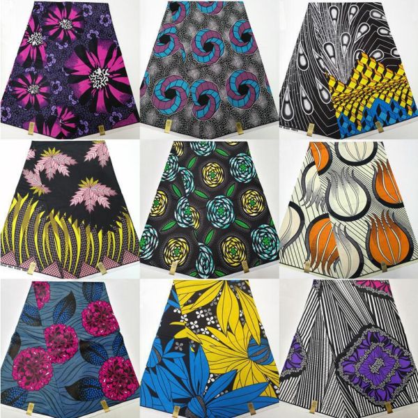 High Quality 100% Cotton Wax Print Fabric African Wax Fabric for Dress Home Textile