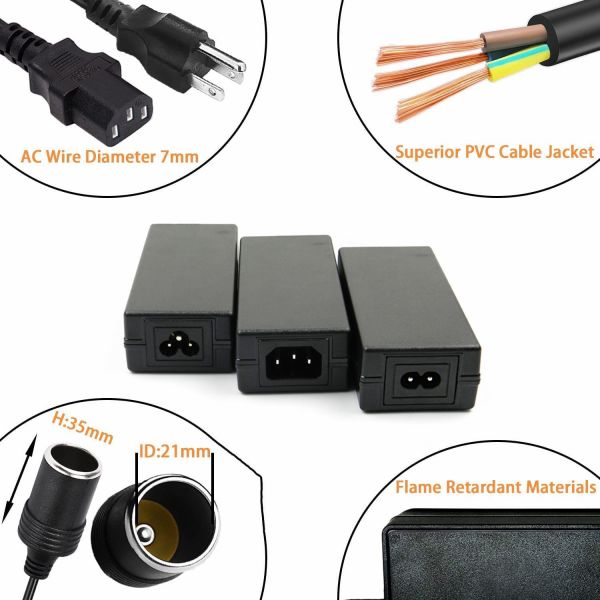 120W Desktop Power Adapter with Multiple Output Voltages and UL CUL CE Certification