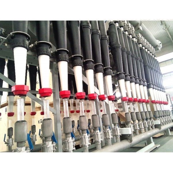 PA66 and Alumina Ceramic Xcel150 Low Consistency Centricleaner System for Paper Mill