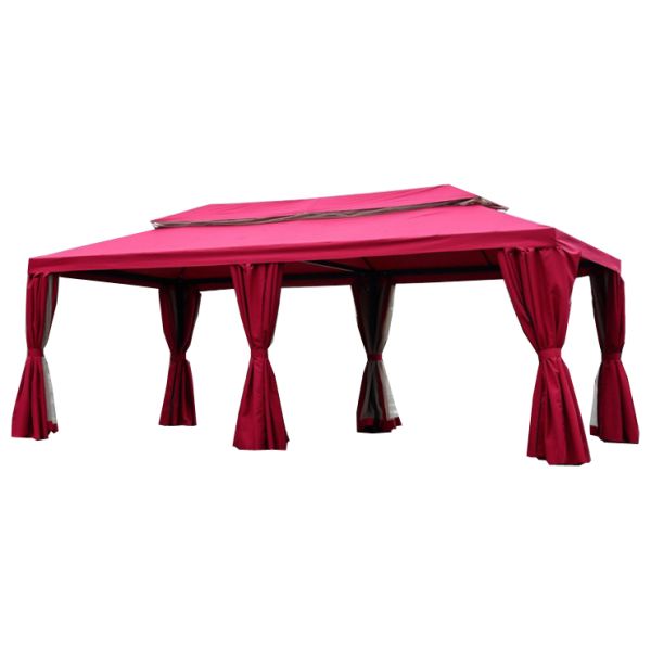 Beautiful Wedding Event Tents , Economic Red Marquee Party Wedding Tent