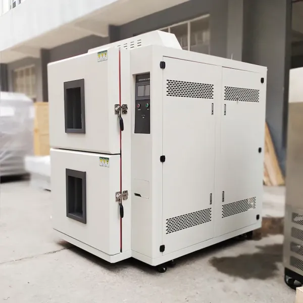 High-Responsiveness Three Box Air Cooled Water Cooled Thermal Shock Testing Chamber for Environmental Testing