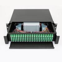 Deslizando o tipo caixa terminal ótica de painel de remendo da caixa de junção ODF de FTTH