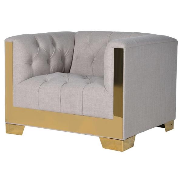 2018 new stylebride and room chair for wedding with alloy armrest also linen fabric chair designs of single seater sofa