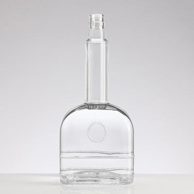 250ml/500ml/750ml Recycled Empty Frost Whisky Flask Vodka Bottle for Wine Glass Bottle