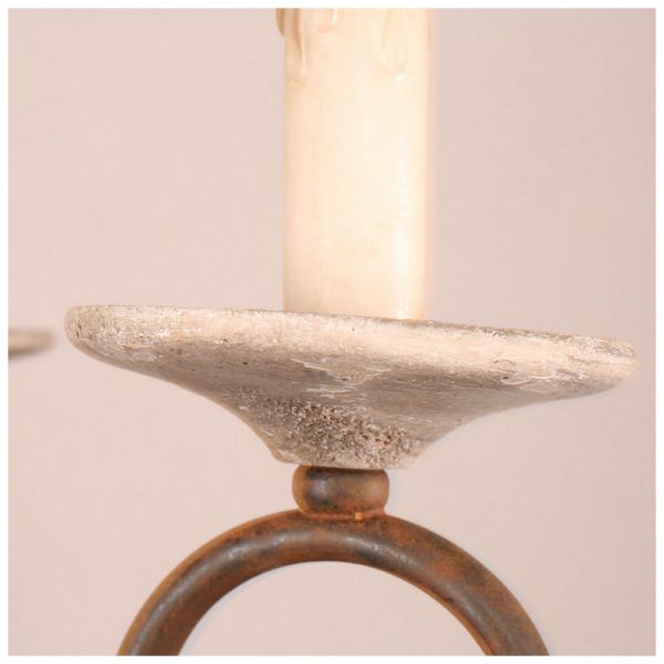 Wood plank chandelier with Iron Arm Material for home Lighting (WH-CI-70)