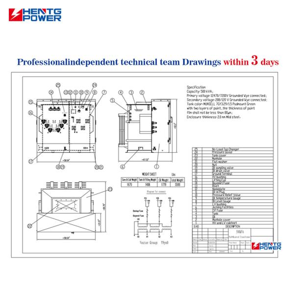 75kVA Three Phase Pad Mounted Distribution Transformers For Outdoor Applications