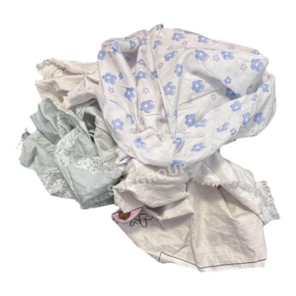 Lint free Industrial cleaning rags second color hotel bed sheet cutting pieces cotton used bed sheets bale cotton rags