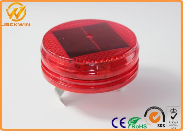 Anti Theif Traffic Safety Cones Mini LED Warning Light Powered by Solar Batteries