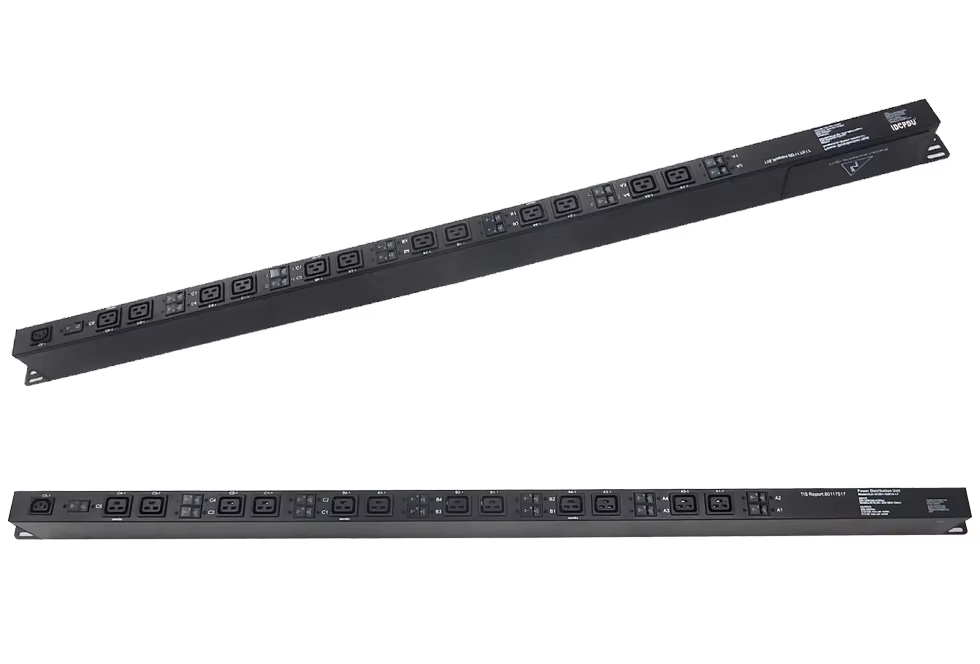 Изготовленный на заказ интеллектуальный PDU IDC, вход AC380-415VAC, выход C220-250VAC, 16A-25A, мощный PDU
